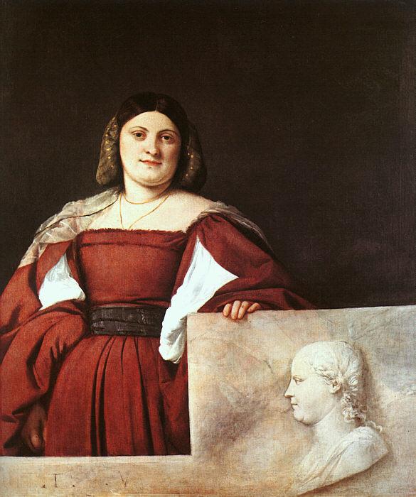  Portrait of a Woman called La Schiavona